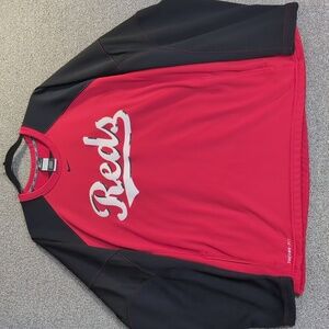 Nike Cincinnati Reds Therma-FIT Crewneck Sweatshirt Size XXL in Red & Black ⚾